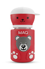 MAQ Premium Bear-Buddy Glass Feeder with Silicone cover