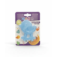 MAQ Premium Jelly-Filled Baby Teether Blue Little Bird