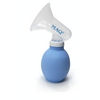 MAQ manual silicone breast pump in blue, BPA-free hand pump