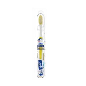 MAQ toothbrush in yellow with soft bristle head