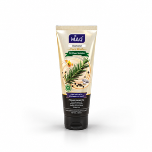 MAQ oil control face wash in Pakistan with rosemary extract, Diamond formula for daily oily skin care